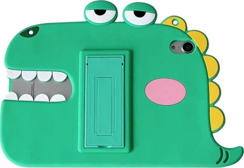 Samsung Galaxy Tab A 8 Sm-T290 Uyumlu Maskot Seri Arka Koruma - Yeşil
