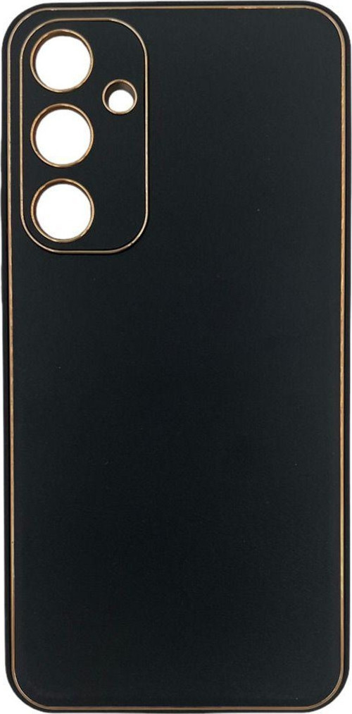 Samsung Galaxy S24 Uyumlu Coco Leather Seri Arka Koruma Kılıf - Siyah