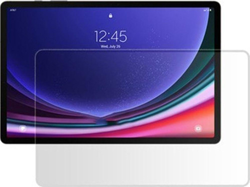 Samsung Galaxy Tab S9 Plus Uyumlu Ön Koruma Cam Ekran Koruyucu - Şeffaf