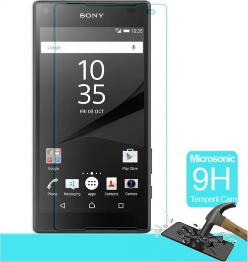 Sony Xperia Z5 Mini Uyumlu Ön Koruma Cam Ekran Koruyucu