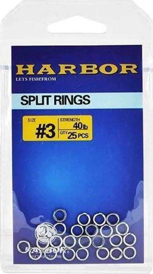 Split Rings No:3 25pcs