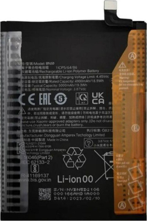 Teknonet Xiaomi Redmi Note 11 Uyumlu 5000 Mah Batarya