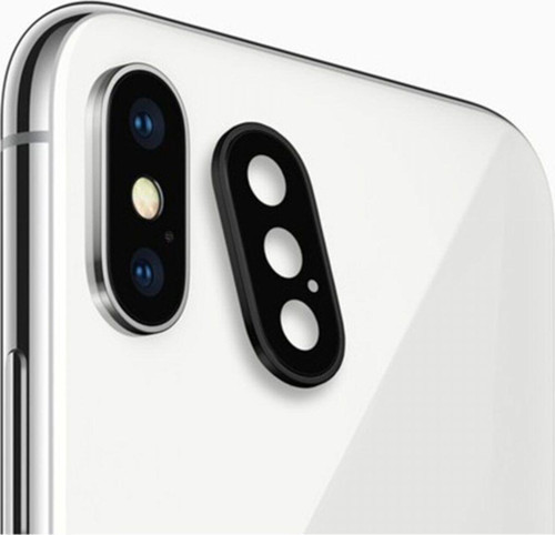 Teknonet Apple Iphone Xs Uyumlu Çerçeveli Kamera Camı - Uzay Grisi