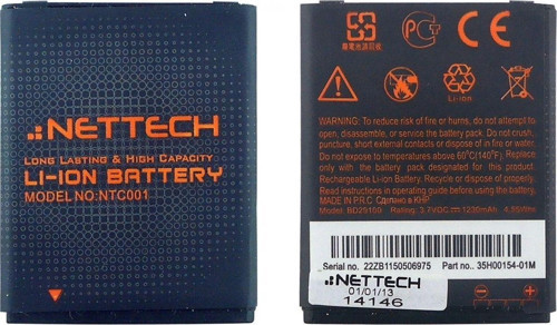 Teknonet Htc Explorer A310E Uyumlu 1200 Mah Batarya