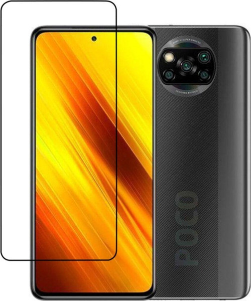 Xiaomi Poco X3 Uyumlu Ön Koruma Seramik Nano Ekran Koruyucu - Siyah