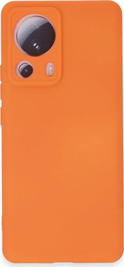 Xiaomi Mi 13 Lite Uyumlu Nano Arka Koruma Kılıf - Turuncu