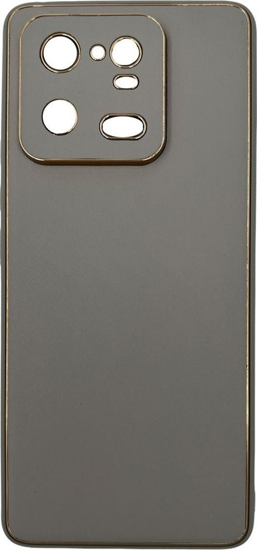 Xiaomi Mi 13 Uyumlu Coco Leather Seri Arka Koruma Kılıf - Natural
