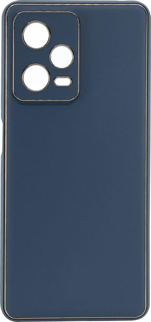 Xiaomi Redmi Note 12 Uyumlu Coco Leather Seri Arka Koruma Kılıf - Gri