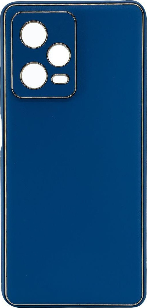 Xiaomi Redmi Note 12 Uyumlu Coco Leather Seri Arka Koruma Kılıf - Lacivert