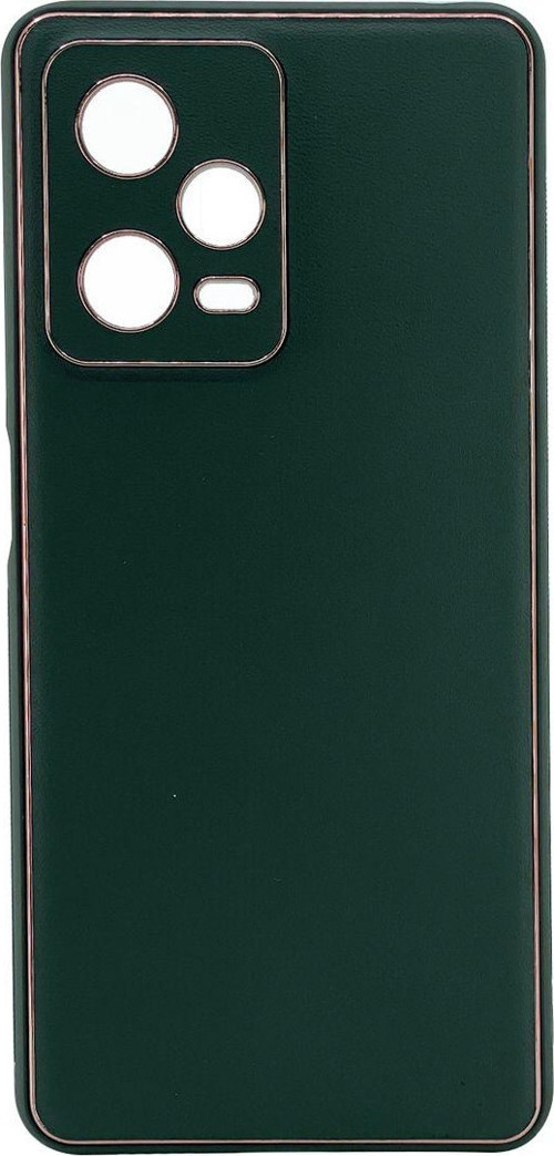 Xiaomi Redmi Note 12 Uyumlu Coco Leather Seri Arka Koruma Kılıf - Yeşil