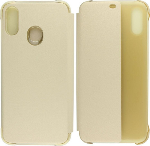 Huawei Huawei P20 Lite Uyumlu Smart View Kapaklı Kılıf - Gold