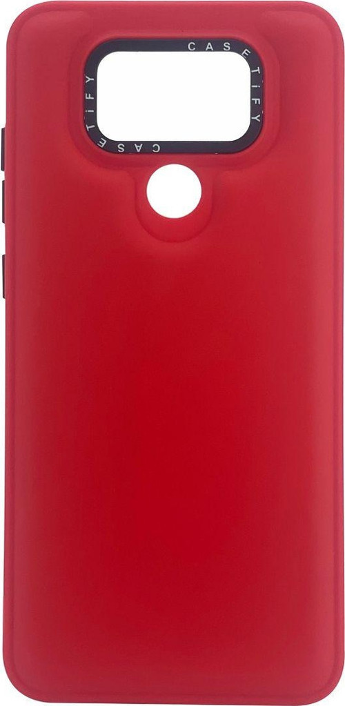 Xiaomi Redmi Note 9 Uyumlu Casetify Buff Seri Arka Koruma Kılıf - Kırmızı
