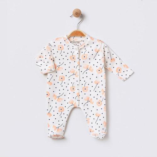 Gelincik Bebek Tulum Pudra 3-6 Ay