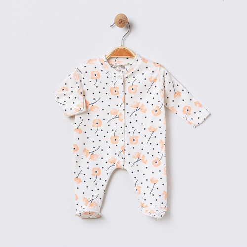 Gelincik Bebek Tulum Pudra 6-9 Ay