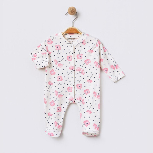 Gelincik Bebek Tulum Pembe 6-9 Ay