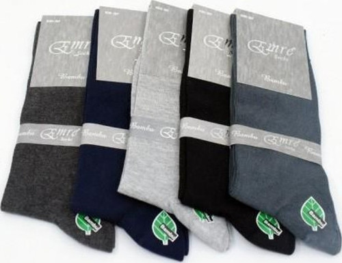 6 Çift %100 Bambu Erkek Çorap