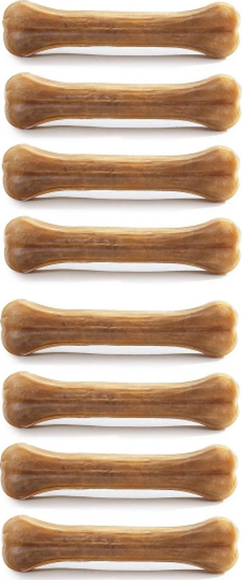 Petimore Sütlü Pres Deri Kemik 7 cm ( Sekizli Paket )