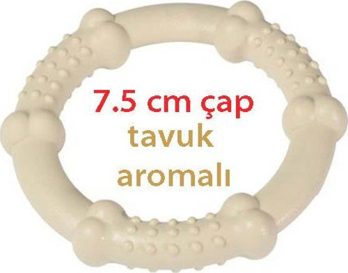 Naylon Çiğneme Halkasi Tavuklu 7,5Cm