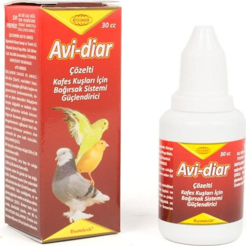 Kuş İshal Önleyici, Bağırsak Düzenleyici Avi-Diar 30cc