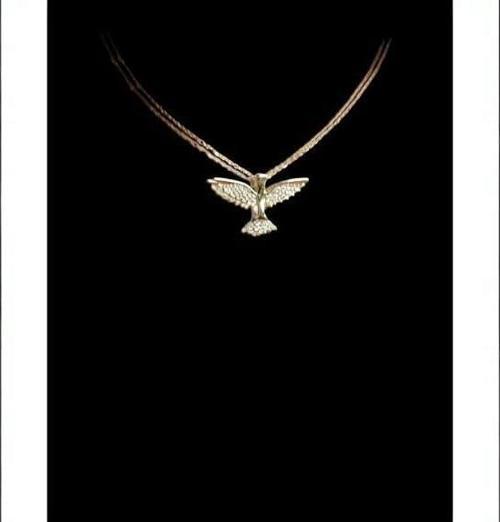Kadın çelik Gold Albatros Kuş Modeli Kolye 