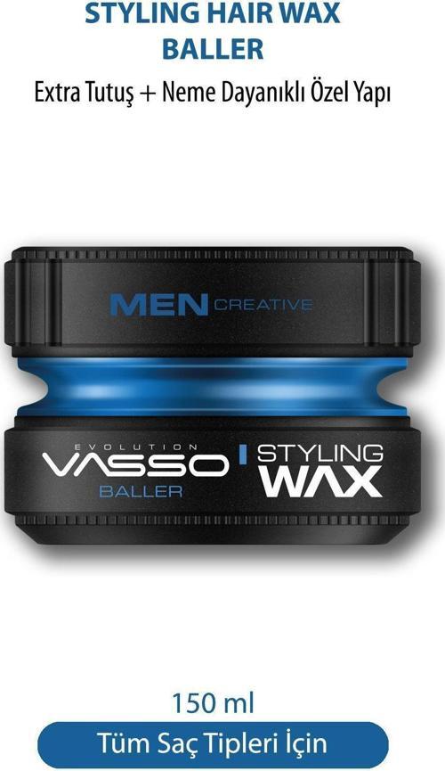 24 Saat Tutuş Sağlayan Tüm Saç Tipleri Için Parlak Görünüm Veren Neme Karşı Dayanıklı Wax 150 Ml