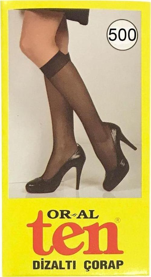 12 Adet ORARTEKS ORAL 40 DEN ORTA KALIN DİZALTI ÇORAP