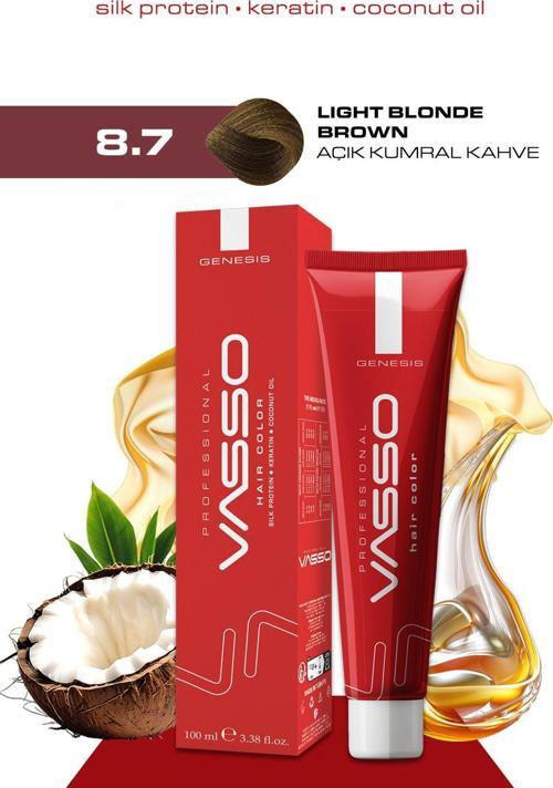 Kadın Saç Boyası 8.7 Açık Kumral Kahve 100 Ml