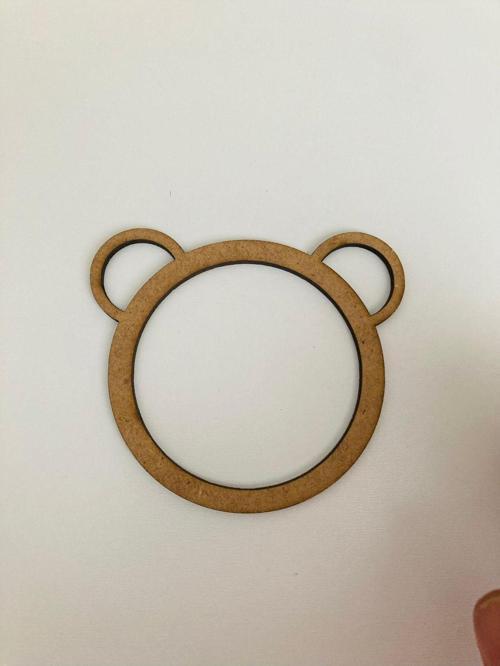 20 Adet Ham 7 Cm Ayıcık Kafası Çıta  Kenar Kalınlığı 0.75 Mm İp Dolamaya Uygun
