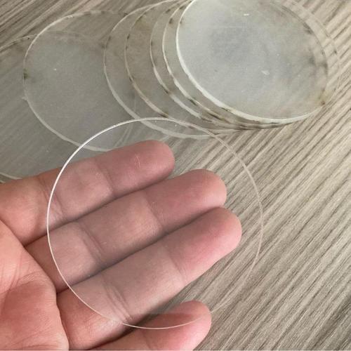 25 Adet Şeffaf Pleksi 7 Cm Nişan ,Nikah Hediyelik Boş Şeffaf Pleksi Süslemeye Uygun