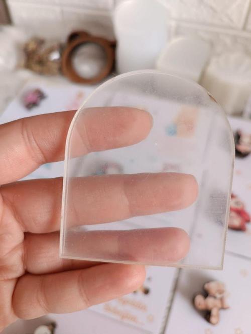 25 Adet Şeffaf Pleksi Pencere Modeli Kapı Modeli 7 Cm Boş Şeffaf Pleksi Süslemeye Uygun