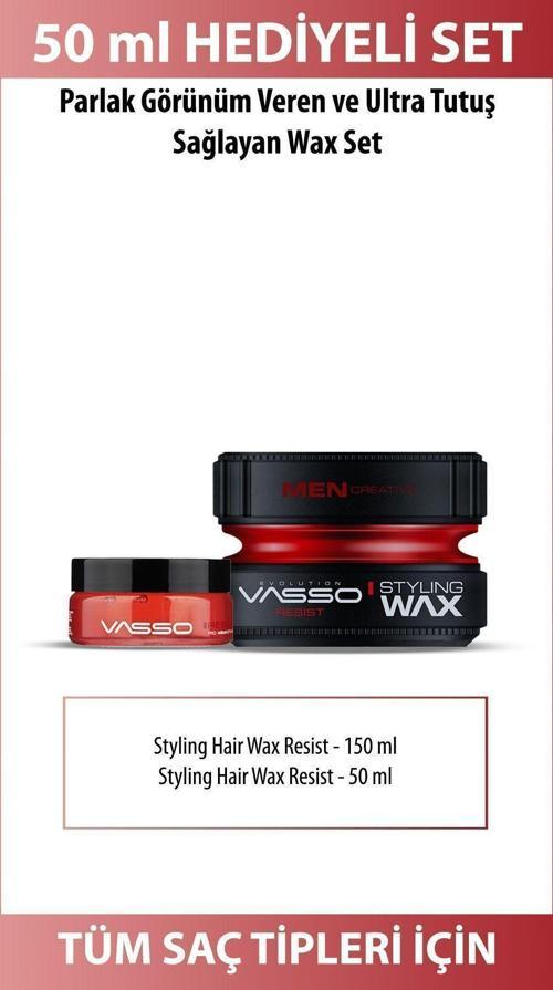 Kısa Saçlar Için 24 Saat Ultra Tutuş Ve Parlaklık Veren Wax (Çanta Boy Hediyeli) -Resist
