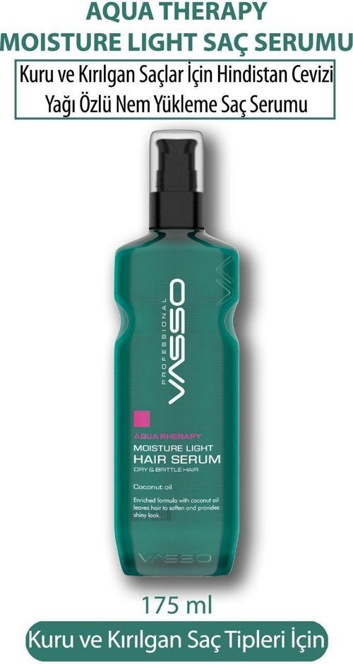 Kuru Ve Kırılgan Saçlar Için Hindistan Cevizi Yağı Özlü Nem Yükleme Serumu Aqua Therapy 175 Ml