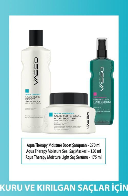 Kuru Ve Kırılgan Saçlar Için Hindistan Cevizi Yağlı Nem Bakımı Seti