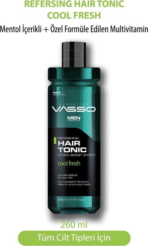 Mentol Ve Multivitaminli Ferahlatıcı Saç Toniği - Hair Tonic 260 Ml