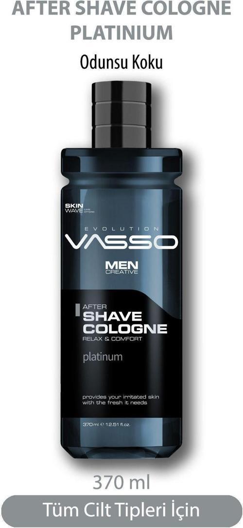 Tıraş Sonrası Ferahlatıcı Profesyonel Parfümlü Kolonya - Men Platinium 370 Ml