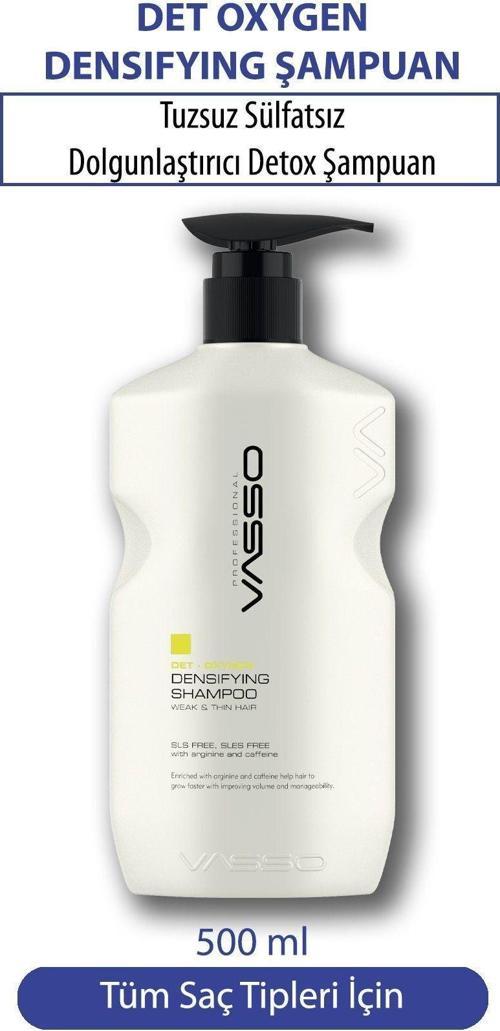 Tuzsuz Sülfatsız Det Oxygen Densıfyıng Dolgunlaştırıcı Şampuan 500 Ml