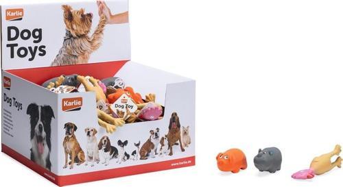 Karlıe Lateks Sesli Köpek Oyuncağı Renkli