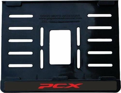 Plakalık / Plaka Çerçevesi 4 Plastik Honda Pcx Uyumlu (15x24 Cm)