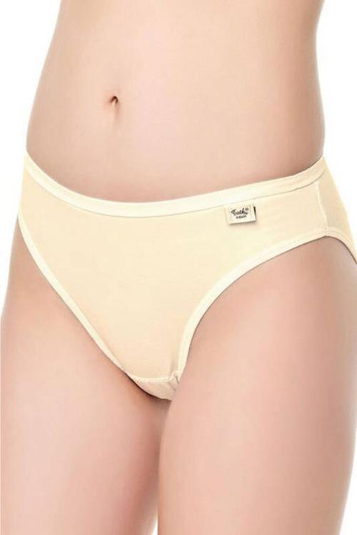 12 Adet Tutku Bayan Elastan Düz Bikini Külot