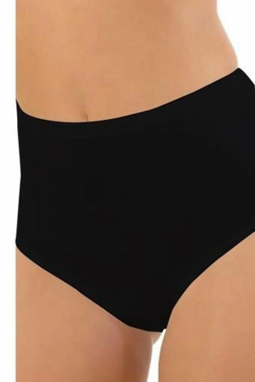 Kadın Biyeli Yüksek Bel Pamuk'lu Bato Külot 0078 - 12 Adet