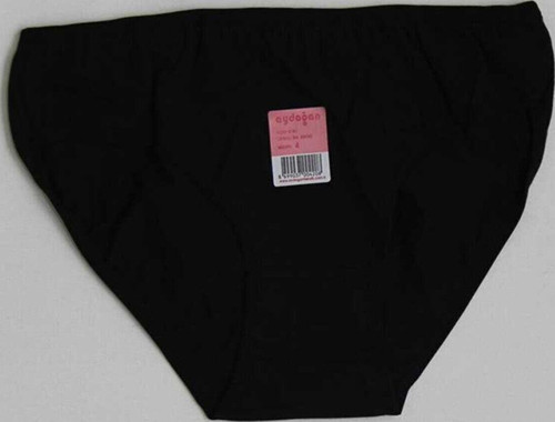 Kadın Likralı Bikini Külot 0181-12 Adet
