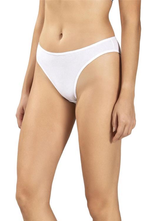 Kadın Pamuklu Likralı Bikini Külot 655 - 6 Adet