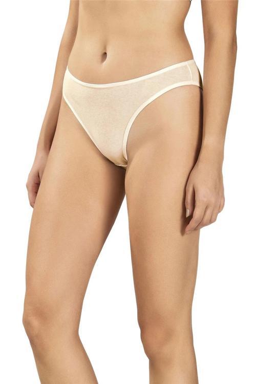 Kadın Pamuklu Likralı Bikini Külot 655 - 6 Adet