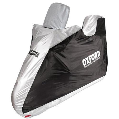 Motosiklet Scooter Ekranli Aquatex Arka Çantali Kilif Small Siyah-Gri CV217