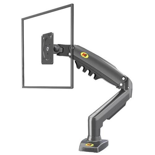 17-30 İnç 43-76 Ekran Tek Kol Amortisörlü Stand Lcd Led Hareketli Pc Bilgisayar Monitör Tutucu Askı Aparatı F80