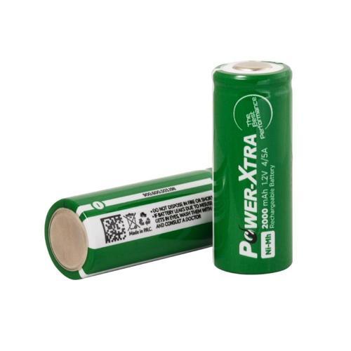 1.2V 2000 Mah - 4/5A - Ni-Mh Şarjlı Pil -Flat-Başsız
