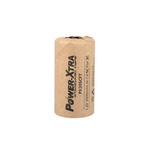 PX20SCFT - 1.2V 2000 Mah - SC - Ni-Cd Şarjlı Pil - Başsız - 3C