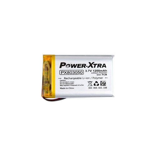 PX803050 - 3.7V 1200 mAh Li-Polymer Pil - Devreli