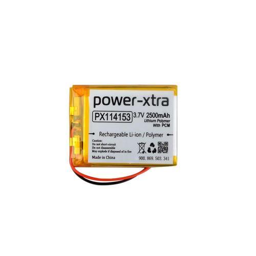 PX114153 - 3.7V 2500 mAh Li-Polymer Pil - Devreli - 2.5A