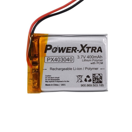 PX403040 - 3.7V 400 mAh Li-Polymer Pil - Devreli
